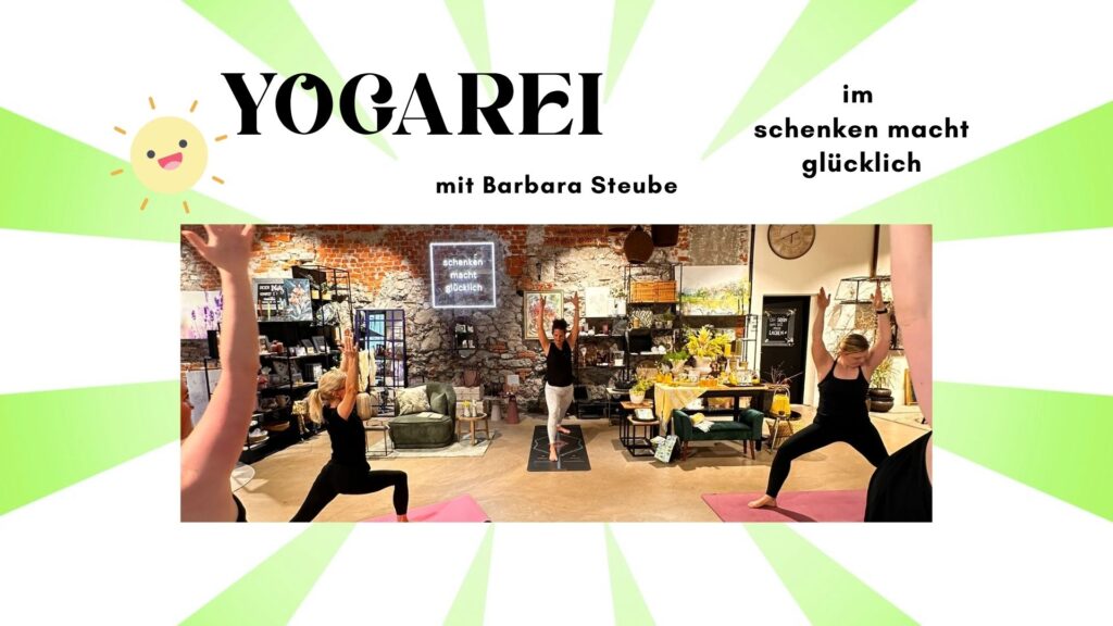 Yogarei afterwork Yoga im Schenken macht glücklich 25,-€