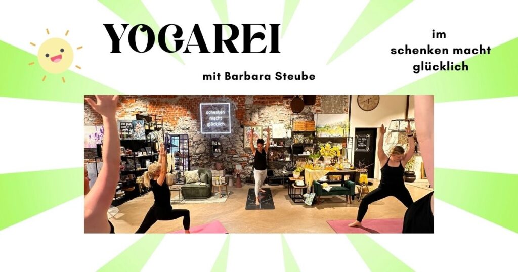 Yogarei im "schenken macht glücklich"