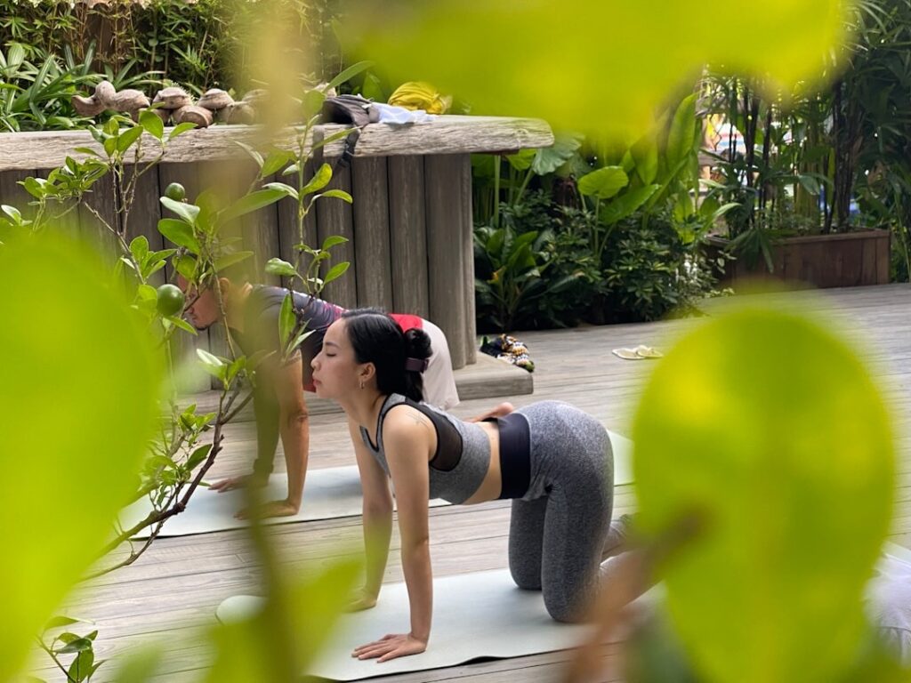 Yoga im Hotel